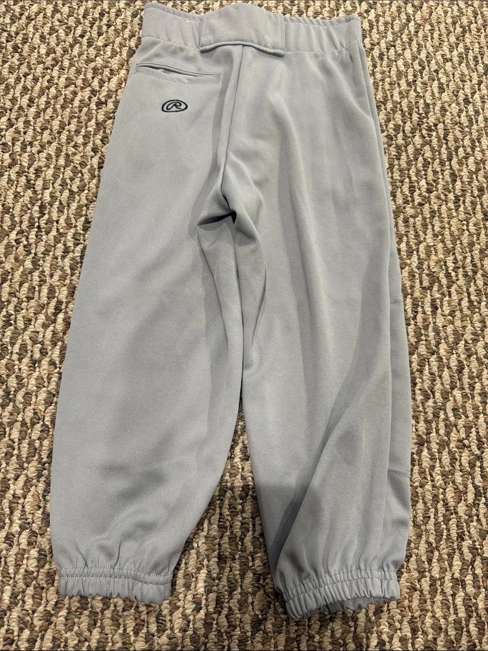 Rawlings Gray Kids Baseball Jogger Pants